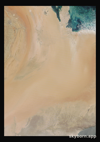 The Earth on 22 January 2021 · Empty Quarter, Arabia