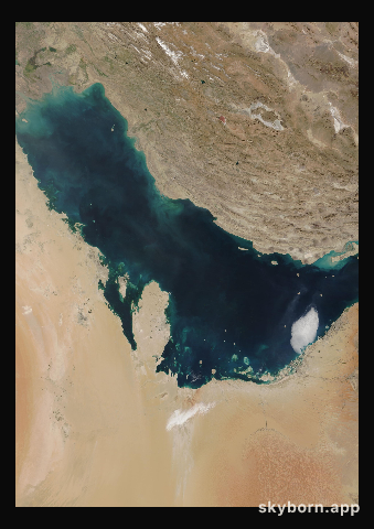 The Earth on 4 February 2021 · Persian Gulf