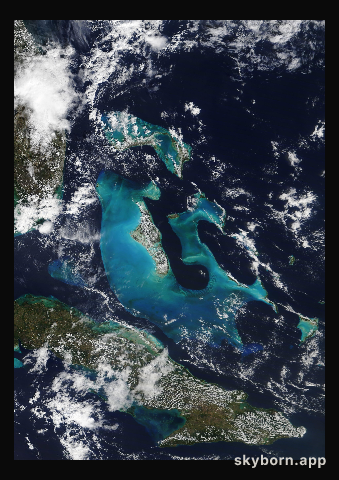 The Earth on 12 February 2021 · Bahamas