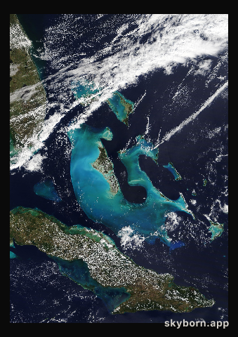 The Earth on 23 February 2021 · Bahamas