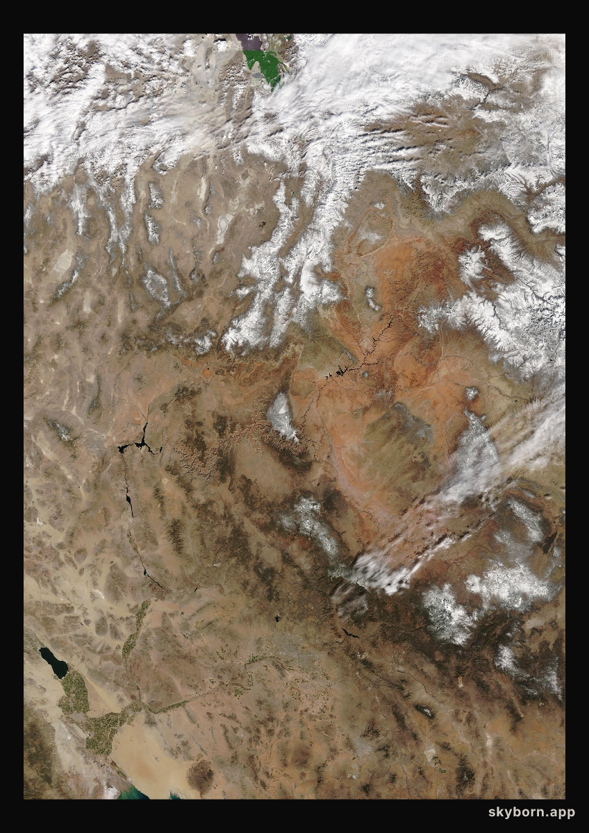 The Earth on 24 February 2021 · Colorado Plateau