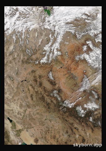 The Earth on 24 February 2021 · Colorado Plateau