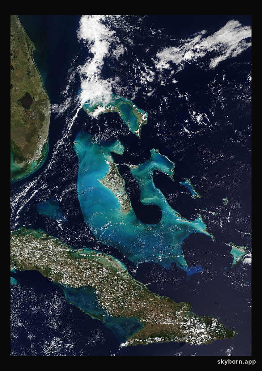 The Earth on 25 February 2021 · Bahamas