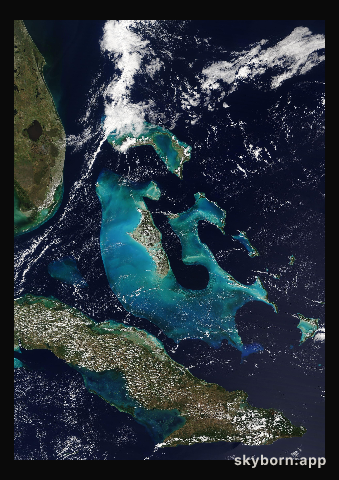 The Earth on 25 February 2021 · Bahamas