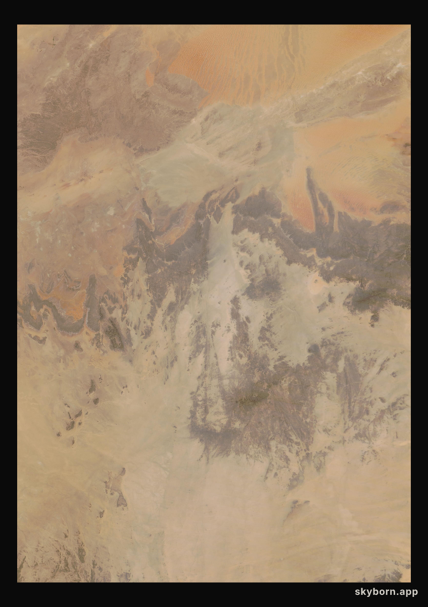 The Earth on 27 February 2021 · Sahara, Algeria