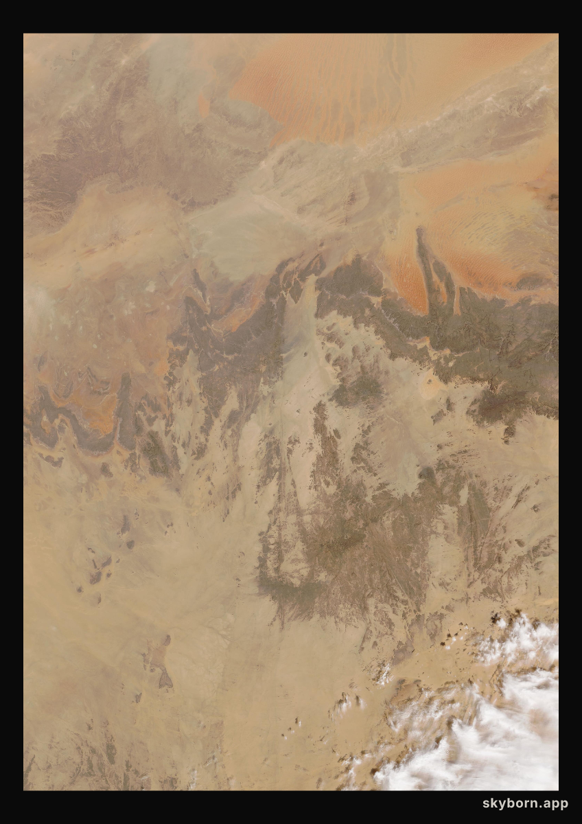 The Earth on 1 March 2021 · Sahara, Algeria