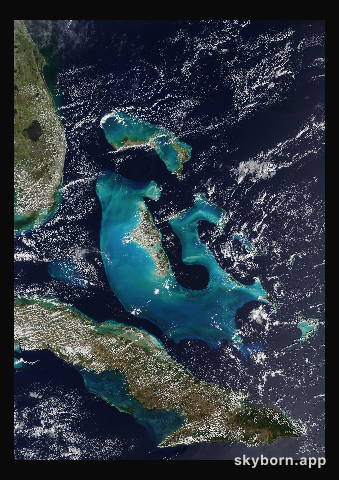 The Earth on 13 March 2021 · Bahamas