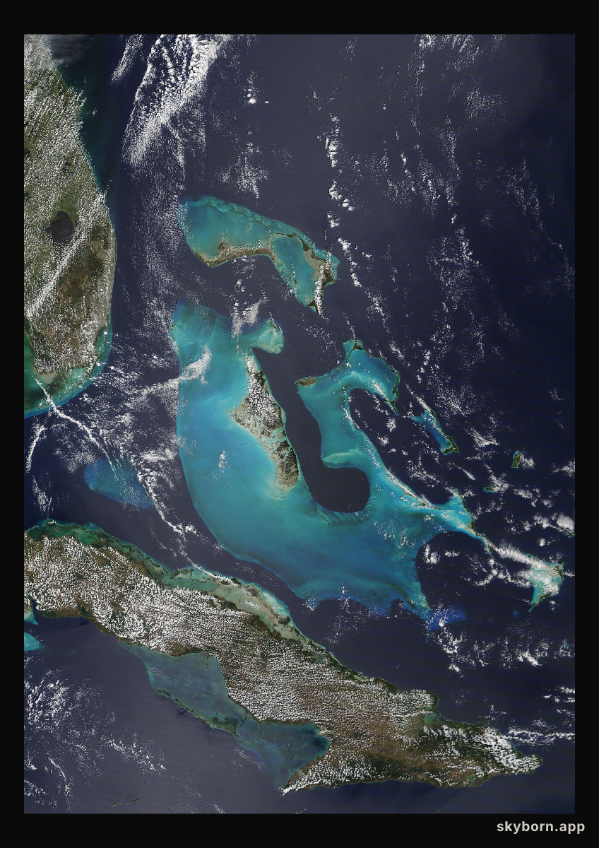 The Earth on 18 March 2021 · Bahamas