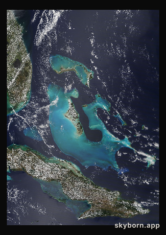 The Earth on 18 March 2021 · Bahamas
