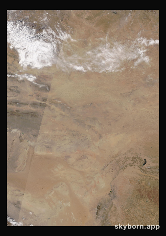 The Earth on 21 March 2021 · Gobi Desert