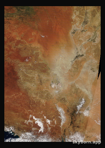 The Earth on 25 March 2021 · Lake Eyre, Australia