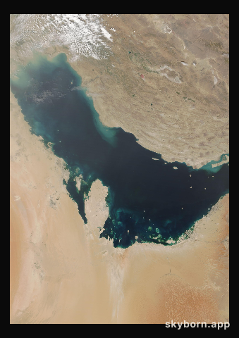 The Earth on 26 March 2021 · Persian Gulf