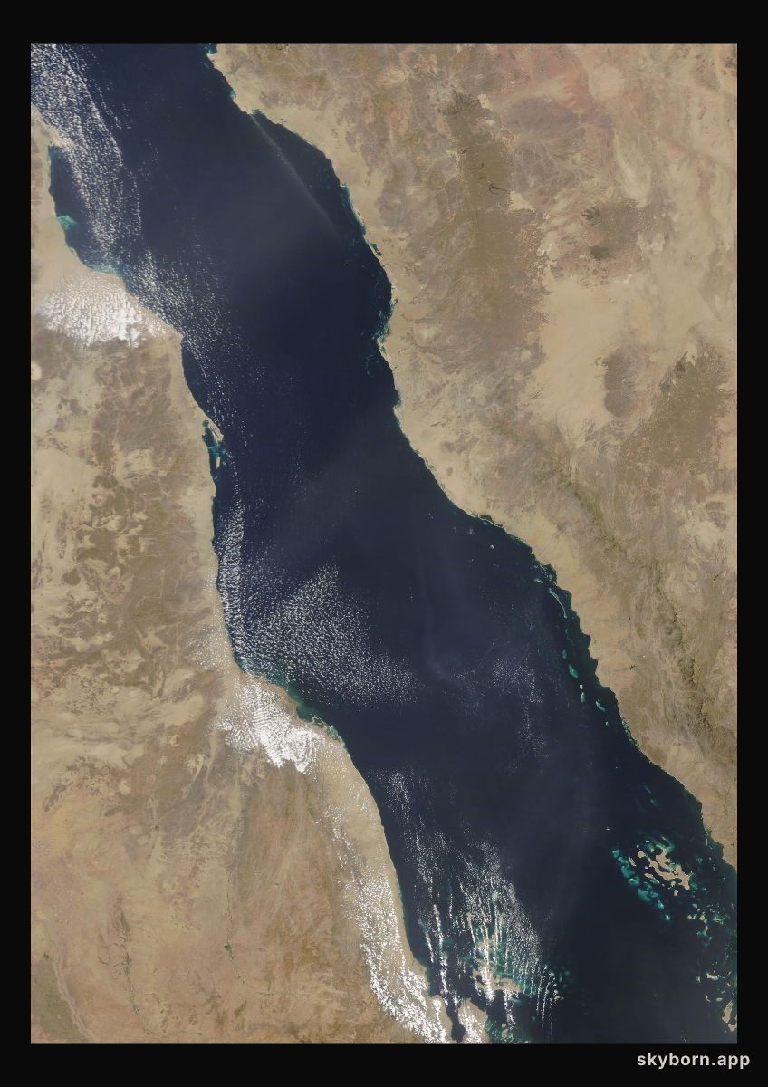 The Earth on 27 March 2021 · Red Sea