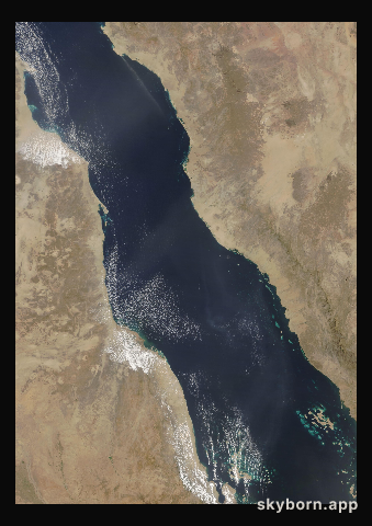 The Earth on 27 March 2021 · Red Sea