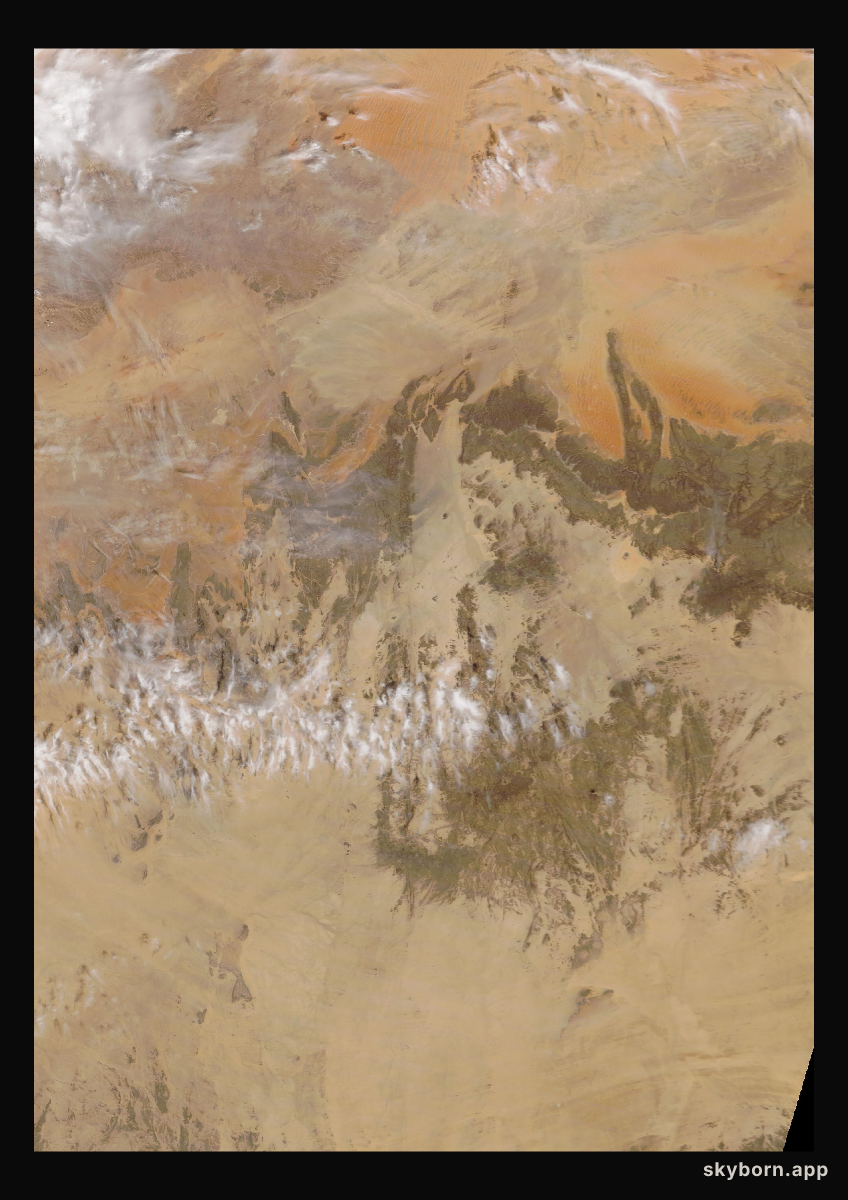 The Earth on 29 March 2021 · Sahara, Algeria