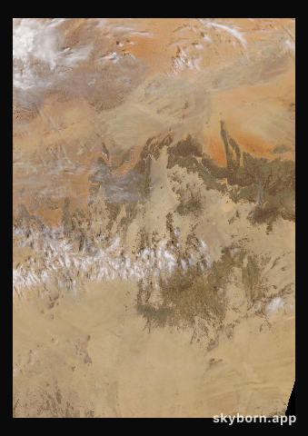 The Earth on 29 March 2021 · Sahara, Algeria