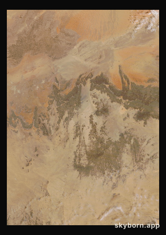 The Earth on 7 April 2021 · Sahara, Algeria