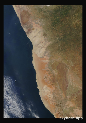 The Earth on 20 April 2021 · Namib Desert