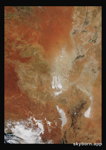 The Earth on 21 April 2021 · Lake Eyre, Australia