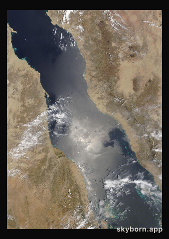 The Earth on 24 April 2021 · Red Sea