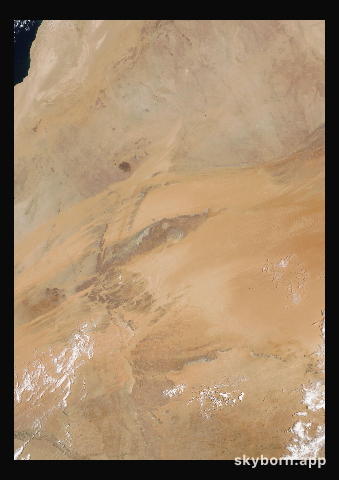 The Earth on 26 April 2021 · Eye of the Sahara, Mauritania