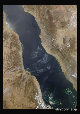 The Earth on 29 April 2021 · Red Sea