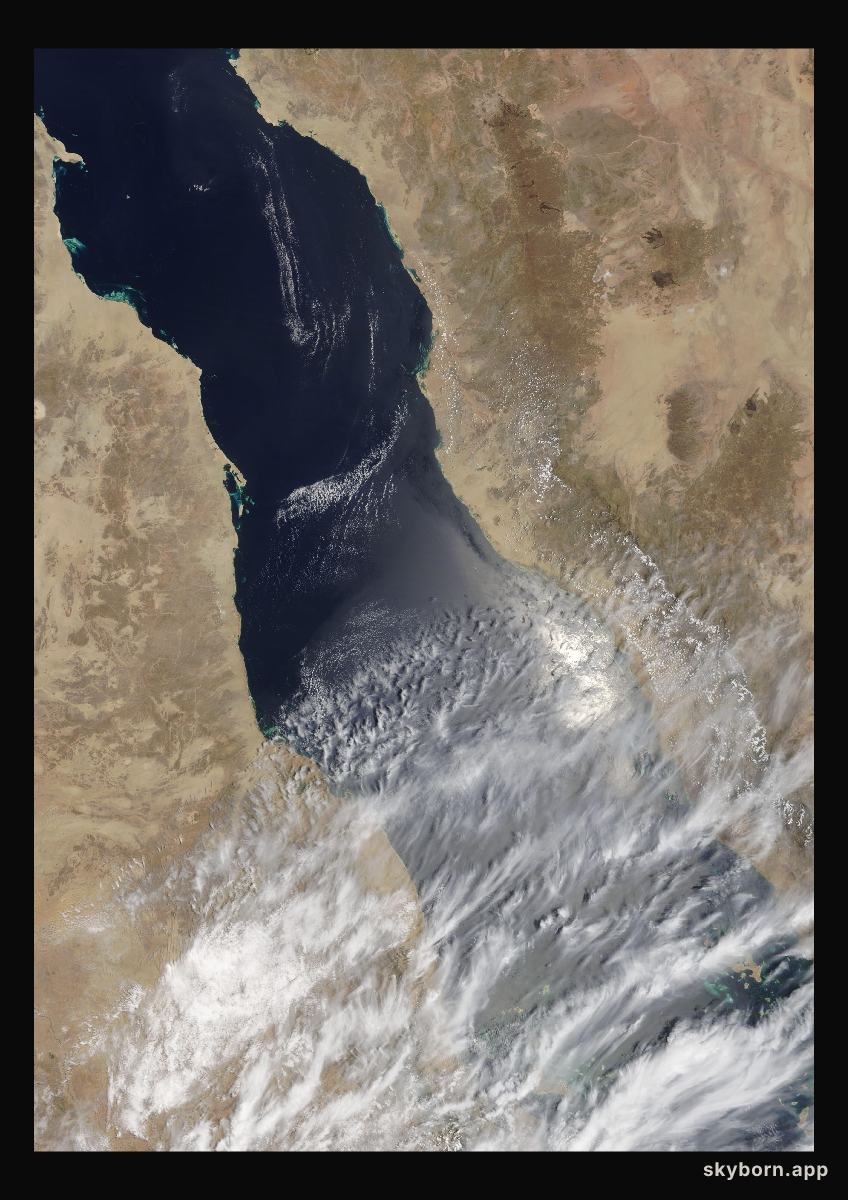 The Earth on 3 May 2021 · Red Sea