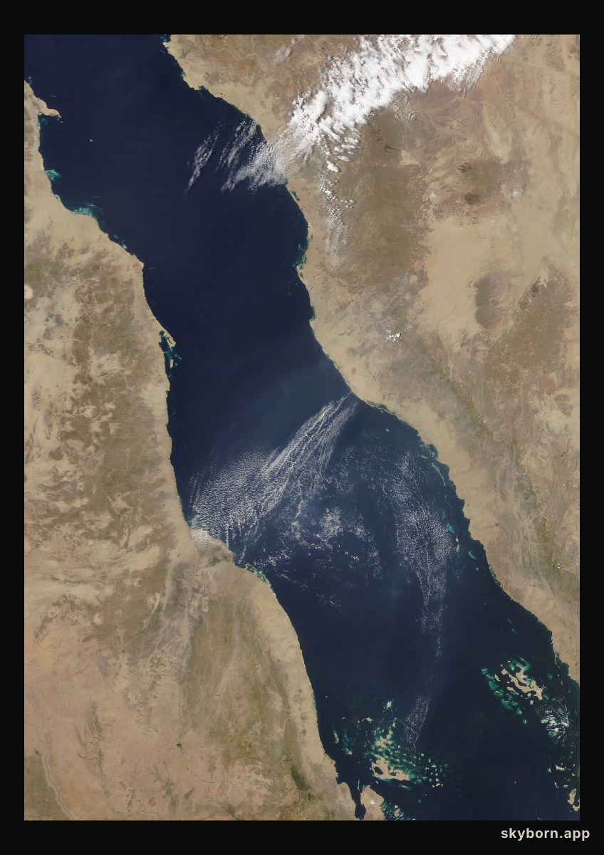 The Earth on 23 May 2021 · Red Sea