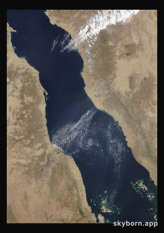 The Earth on 23 May 2021 · Red Sea