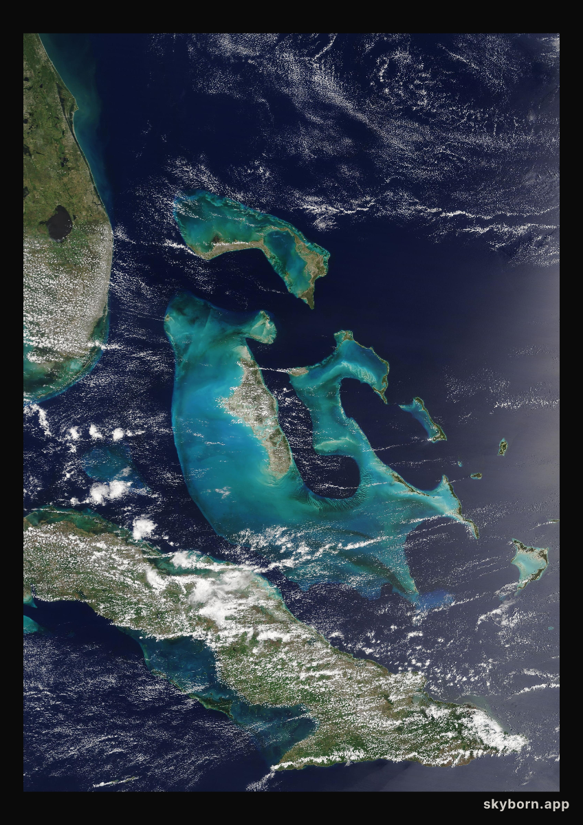 The Earth on 25 May 2021 · Bahamas
