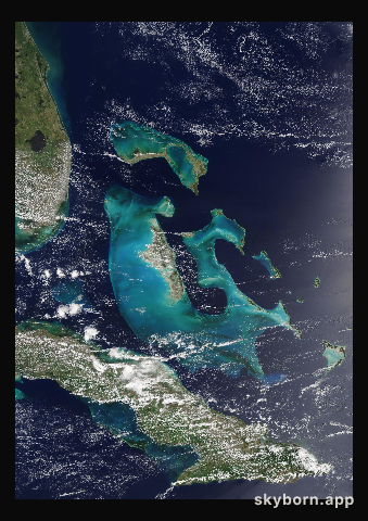 The Earth on 25 May 2021 · Bahamas