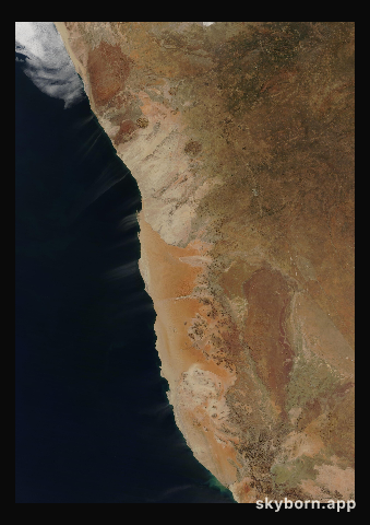 The Earth on 3 June 2021 · Namib Desert