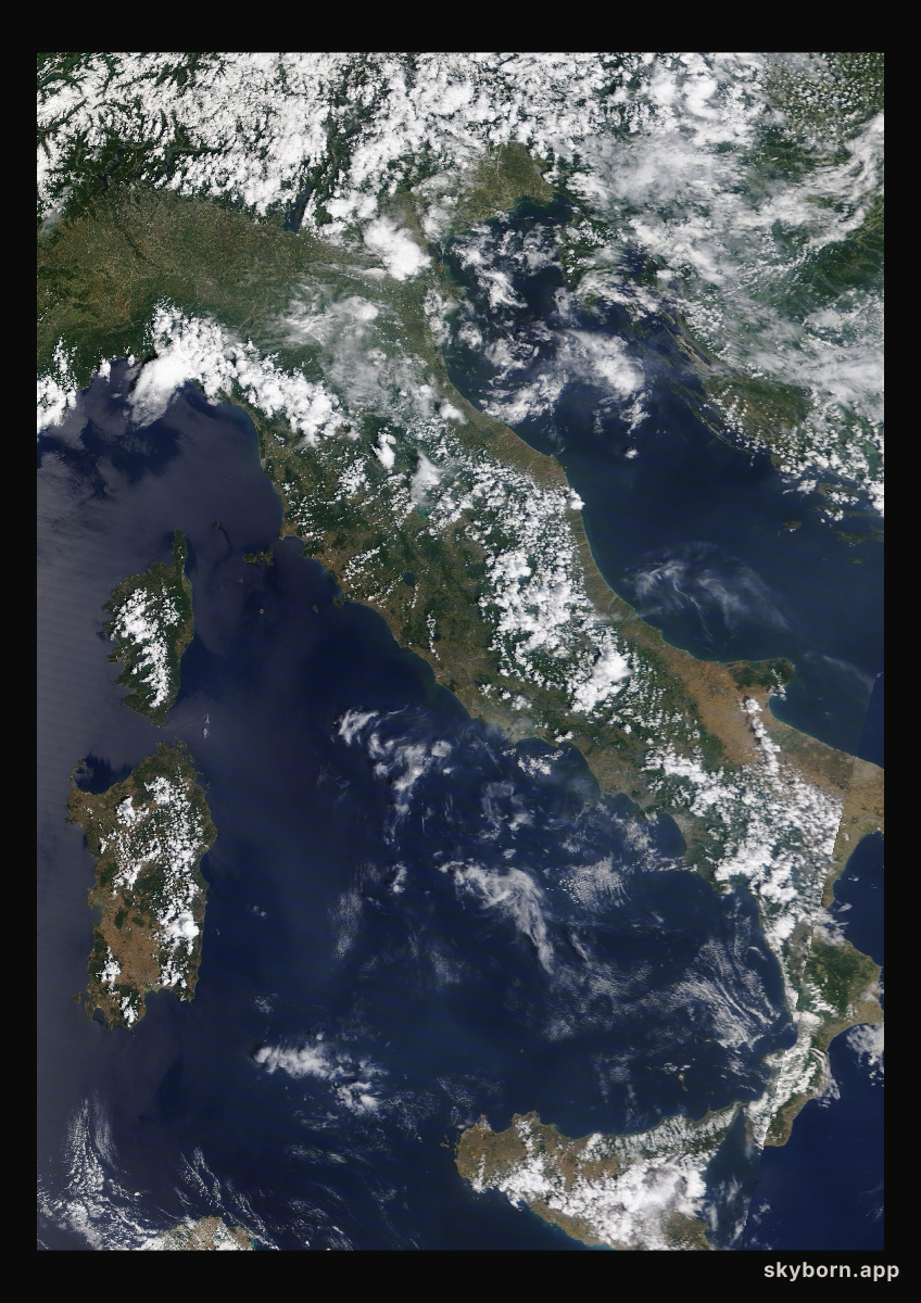 The Earth on 10 June 2021 · Italy and the Adriatic