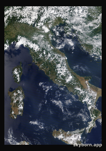 The Earth on 10 June 2021 · Italy and the Adriatic