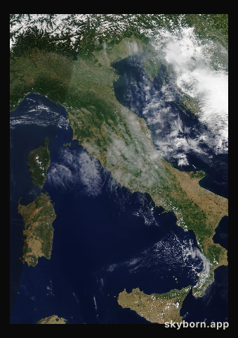The Earth on 13 June 2021 · Italy and the Adriatic