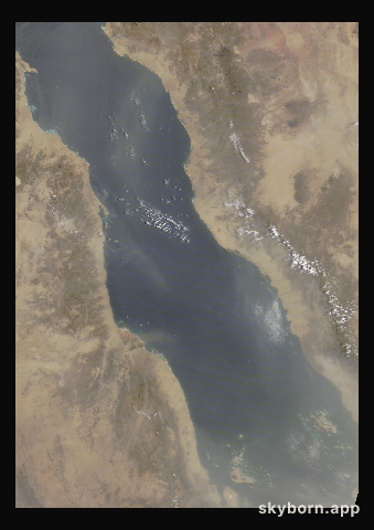 The Earth on 16 June 2021 · Red Sea