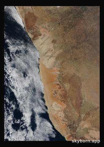 The Earth on 17 June 2021 · Namib Desert