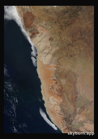 The Earth on 24 June 2021 · Namib Desert
