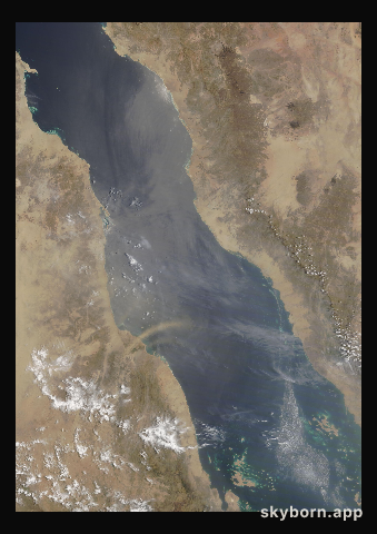 The Earth on 4 July 2021 · Red Sea