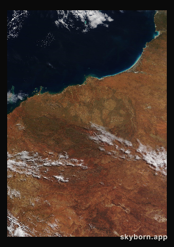 The Earth on 5 July 2021 · Pilbara, Western Australia