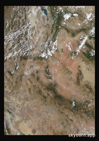 The Earth on 8 July 2021 · Colorado Plateau