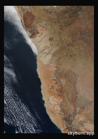 The Earth on 10 July 2021 · Namib Desert