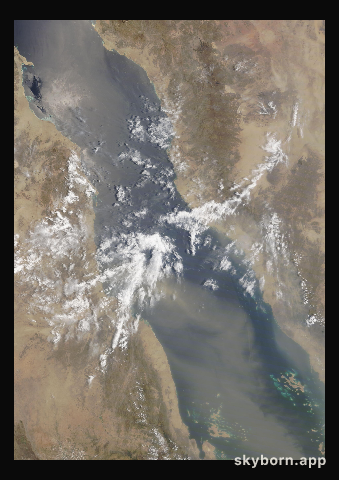 The Earth on 11 July 2021 · Red Sea