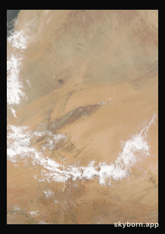 The Earth on 13 July 2021 · Eye of the Sahara, Mauritania