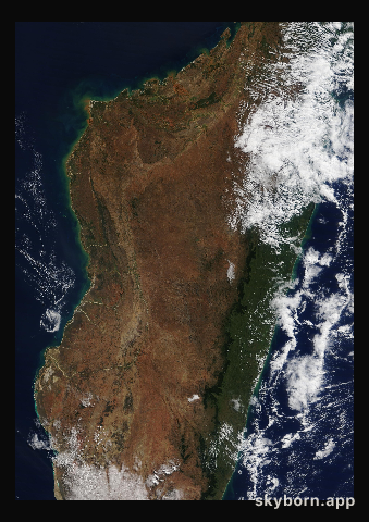 The Earth on 14 July 2021 · Madagascar