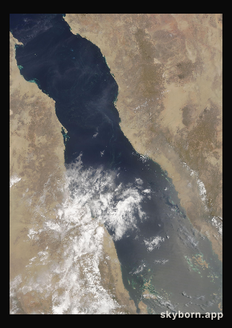 The Earth on 15 July 2021 · Red Sea