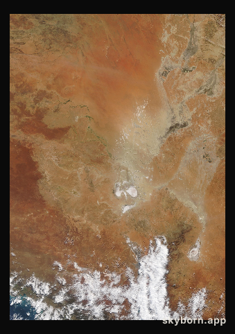 The Earth on 16 July 2021 · Lake Eyre, Australia
