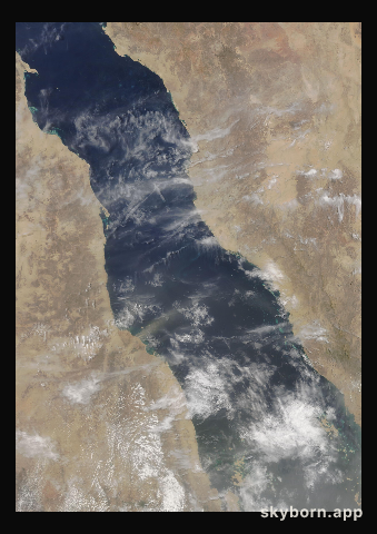 The Earth on 17 July 2021 · Red Sea