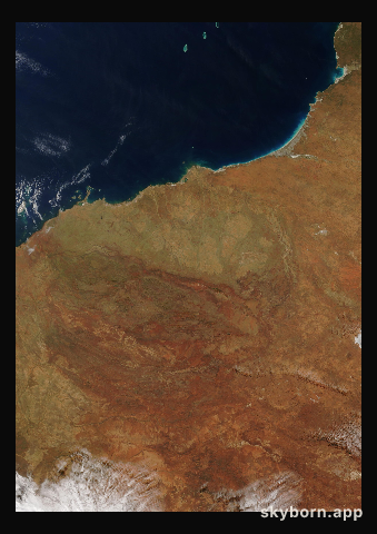 The Earth on 20 July 2021 · Pilbara, Western Australia