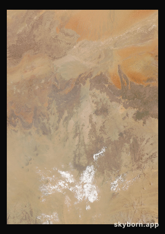 The Earth on 25 July 2021 · Sahara, Algeria